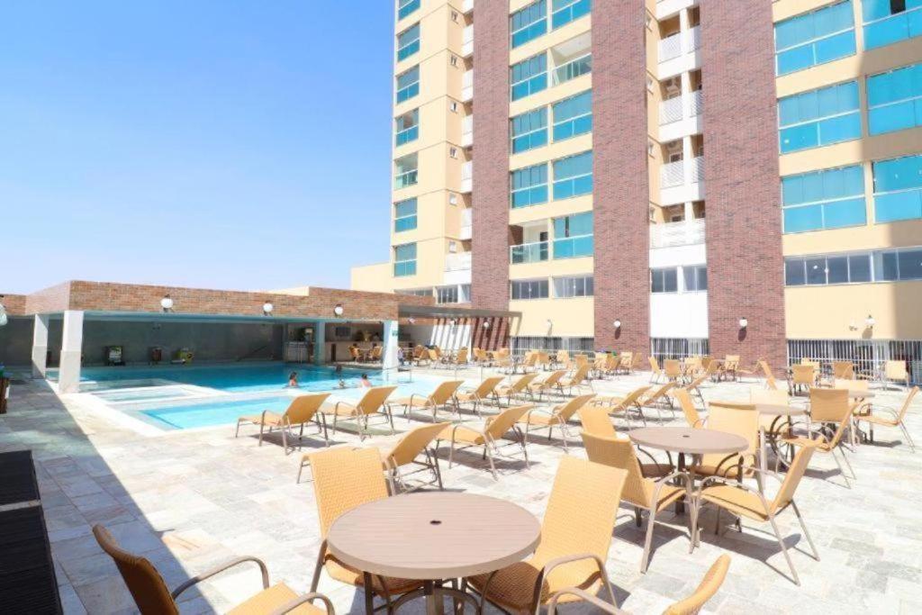 Piazza Diroma Acqua Aparthotel Caldas Novas Exterior photo